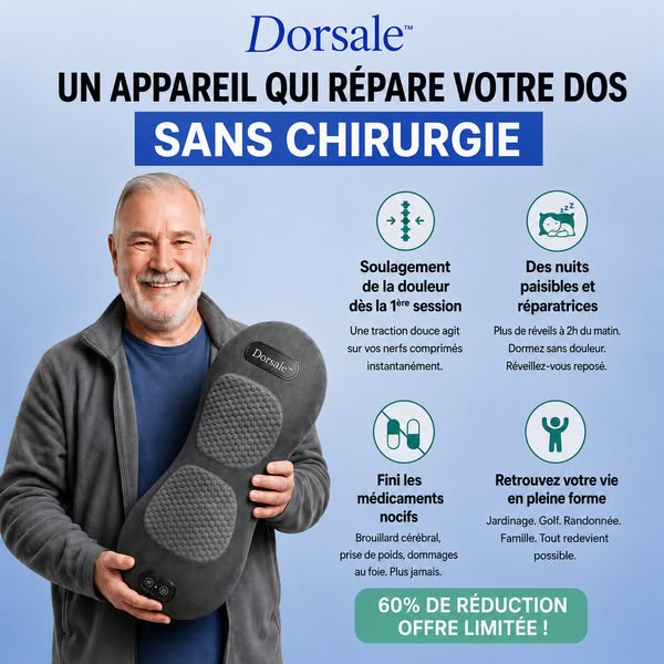Ton dos mérite du soulagement