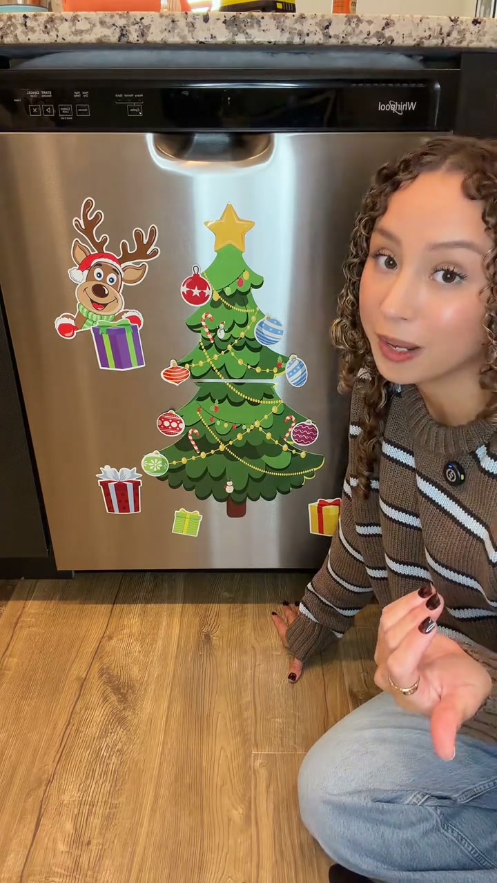 Christmas Fridge Magnets – 23-Piece Holiday Makeover
