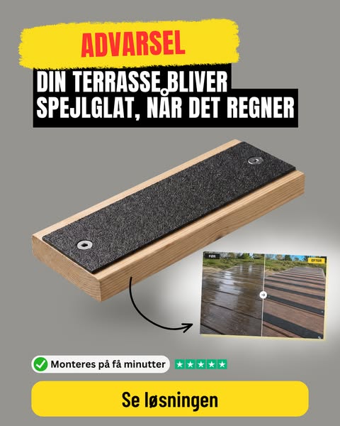 R13-skridsikring - monteret på 30 min