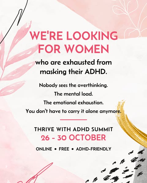 Thrive With ADHD Summit | Online & Free