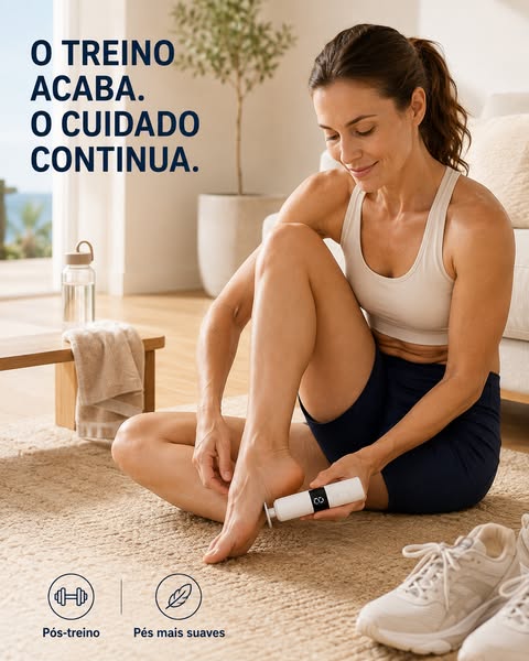 Pés mais suaves na tua rotina pós-treino