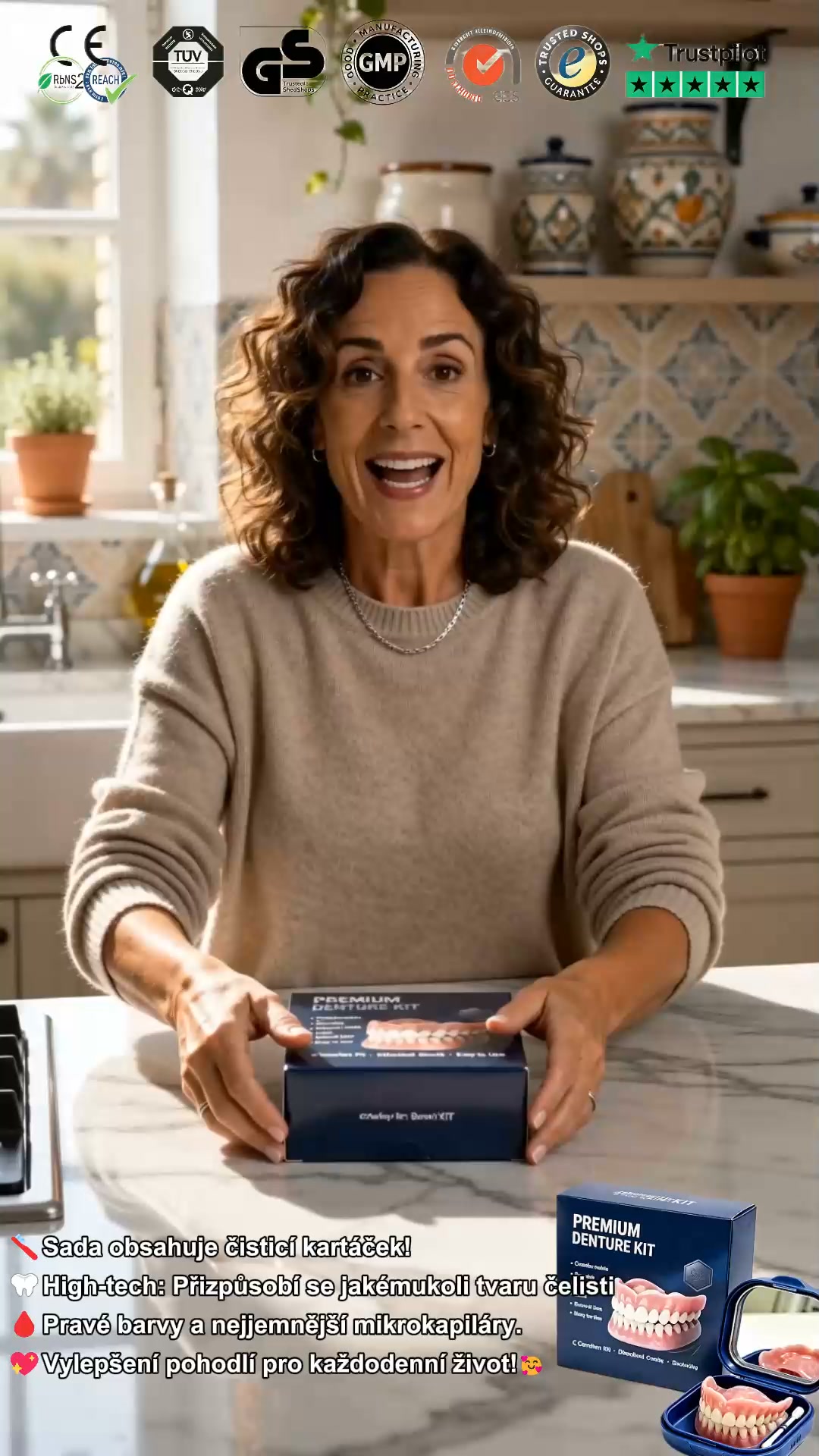 ¡Come, ríe y disfruta sin complejos: Sonrisa perfecta y natural desde casa!