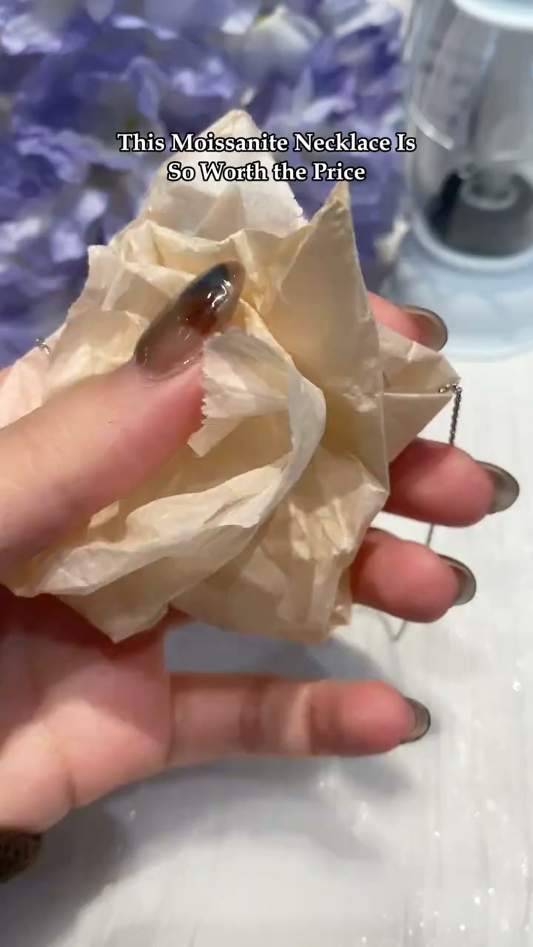 Halo Circle Moissanite Necklace