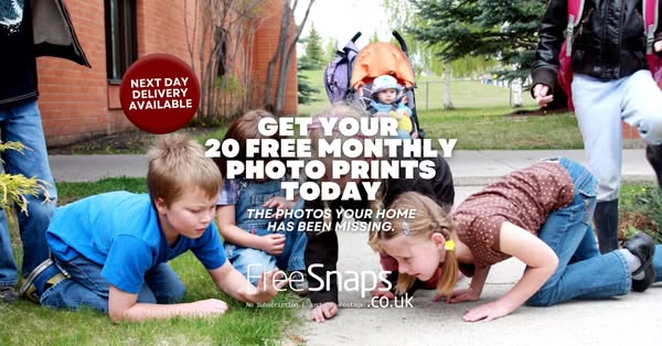 20 Free Prints Every Month