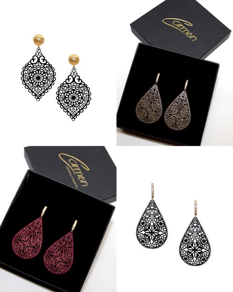 Bei uns findest Du handgefertige Ohrringe für besondere Momente in Österreich gefertigt exklusiver Designerschmuck leicht und angen