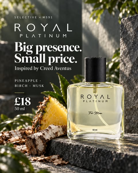 Inspired by Creed Aventus — £18