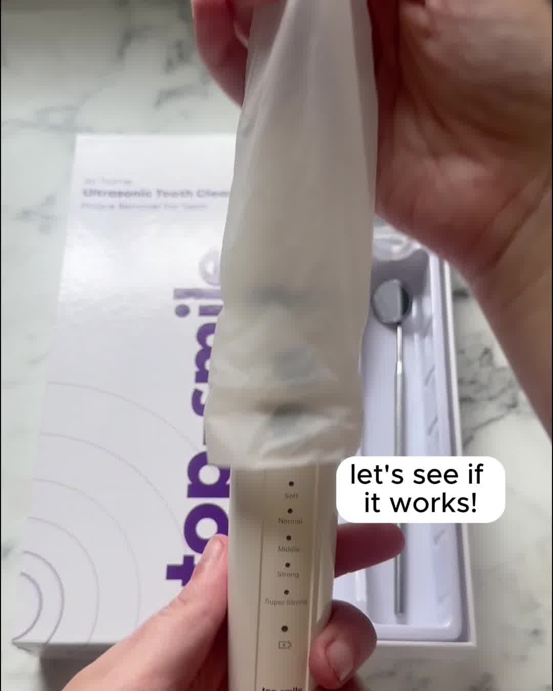 Smart Ultrasonic Tooth Cleaner