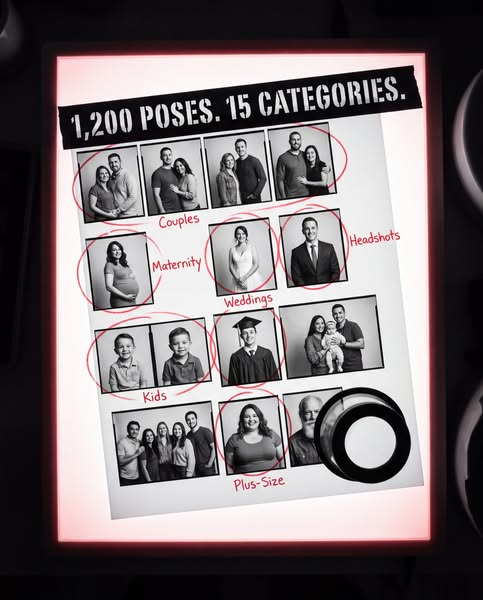 The Posing Playbook™ — 1,200 Pose Cards in 15 Categories