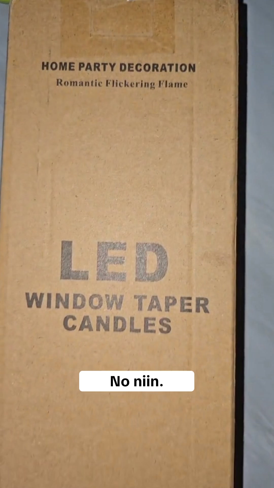Joululahja, joka syttyy joka ilta.