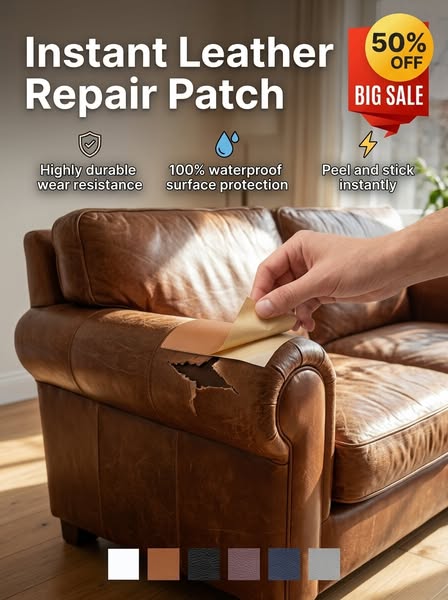 Leather Repair Self-Adhesive Patch
