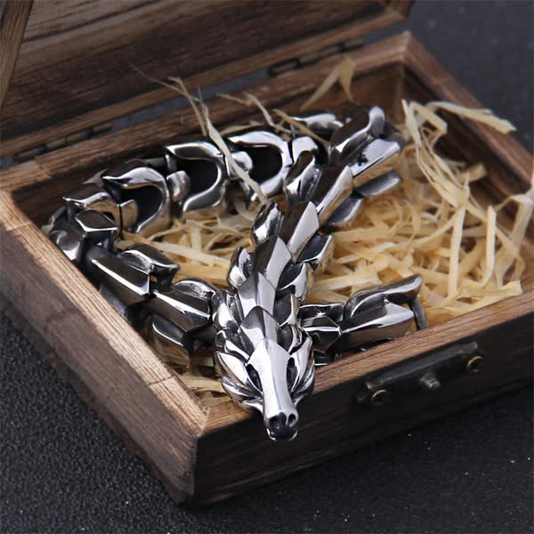 FREE Today — Protection Force Dragon Bracelet | Stainless Steel Viking Jewelry