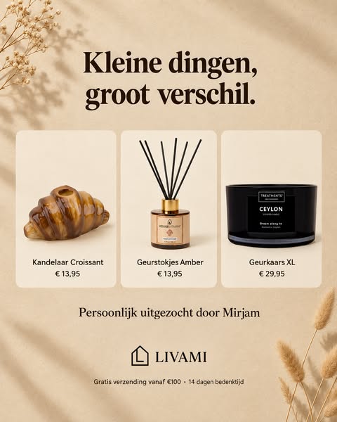 Woonaccessoires vanaf € 13,95