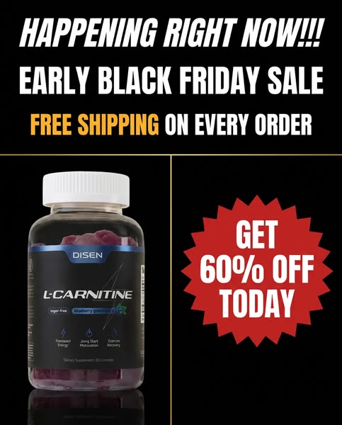 EARLY BLACK FRIDAY SALE 60% OFF