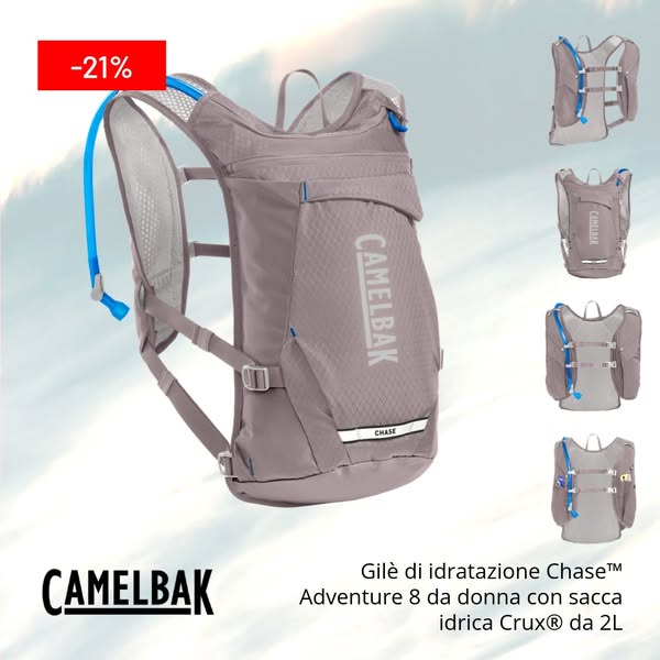 Gilè Di Idratazione Chase™ Adventure 8 Da Donna Con Sacca Idrica Crux® Da 2L