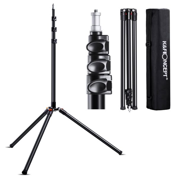 Adjustable Light Stand 86.6"/2.2m K&F Concept