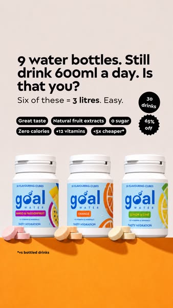 Your water habit, finally sorted.