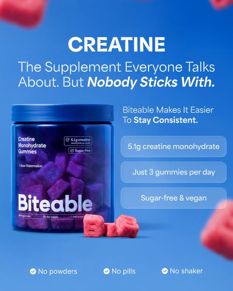 The creatine you'll actually stick to