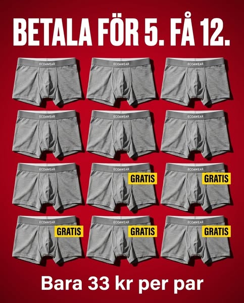 SISTA CHANSEN: Köp 5, få 7 GRATIS