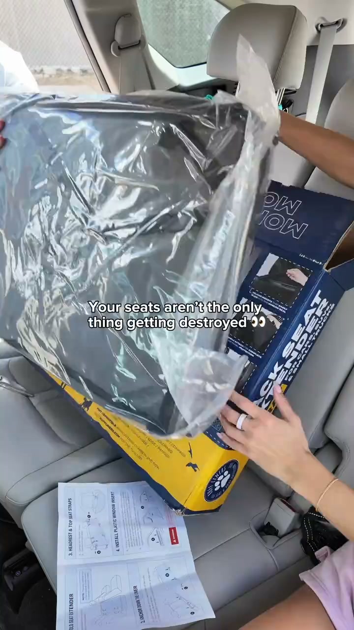 More Space for Your Dog. Cleaner Seats for You.