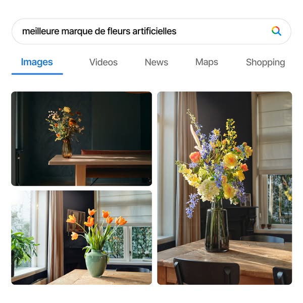La nouvelle référence des fleurs artificielles.