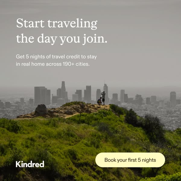 Start home swapping with 5 nights of travel