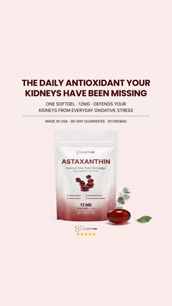 Clinically Dosed Astaxanthin — No Fillers, Just Results