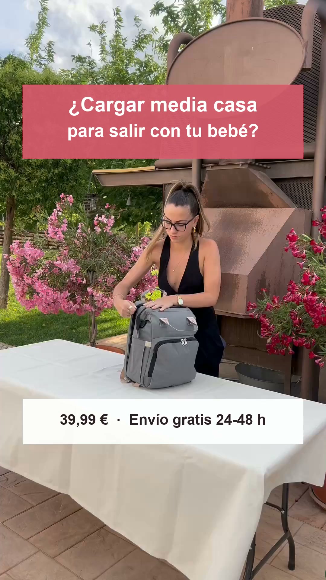 La mochila 6 en 1 para salir con tu bebé