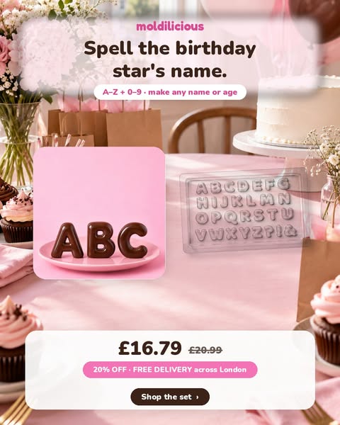Birthday Names in Chocolate — £16.79