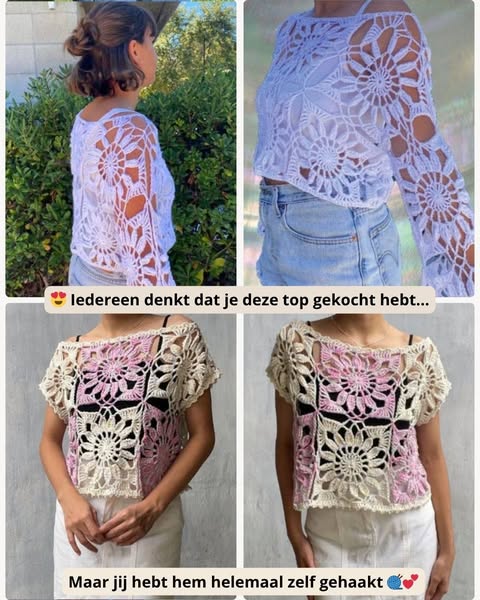 Haak jouw eigen boho zomer-top