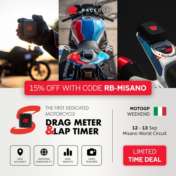 Get a Limited Time 15% OFF with Code RB-MISANO