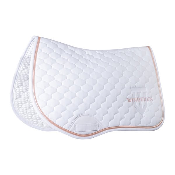 Winderen Pony saddle pad - Snowflake/Rose Gold