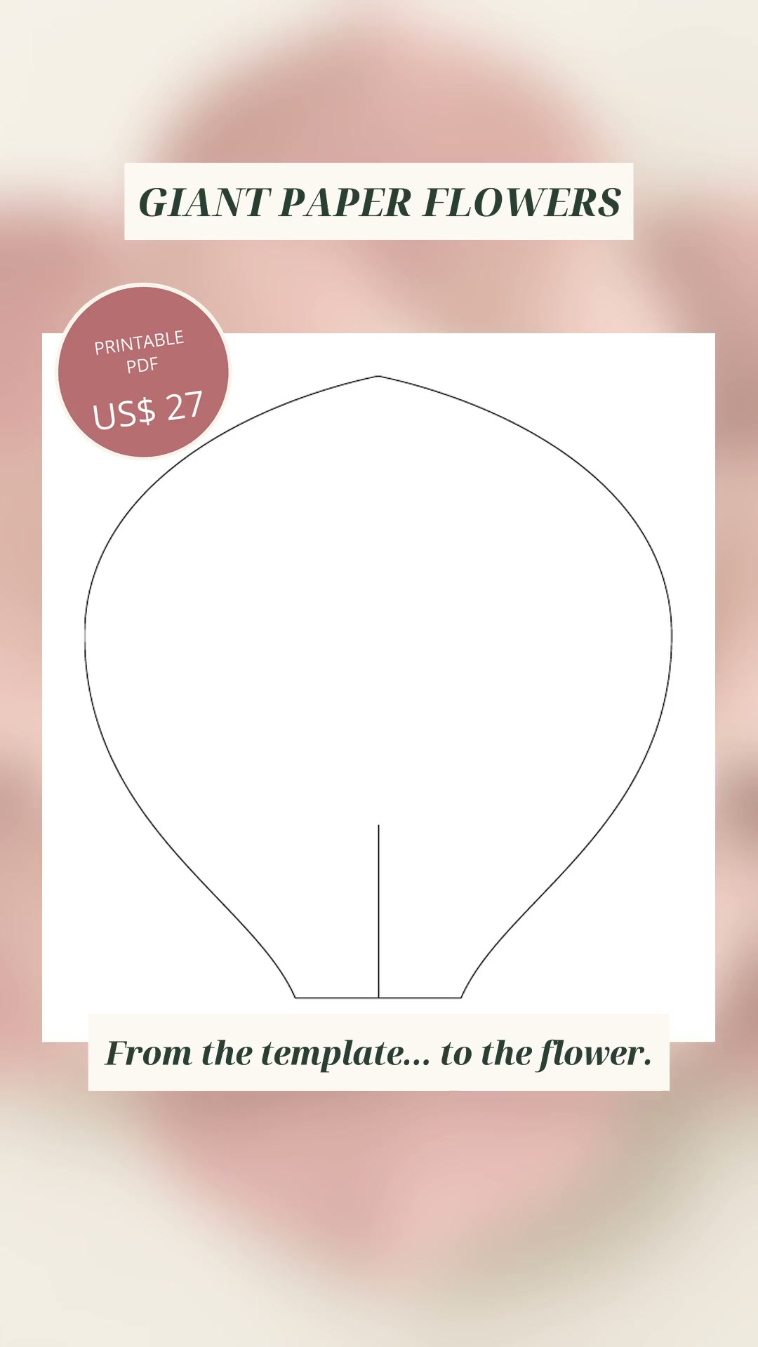 50 Giant Paper Flowers, Step by Step