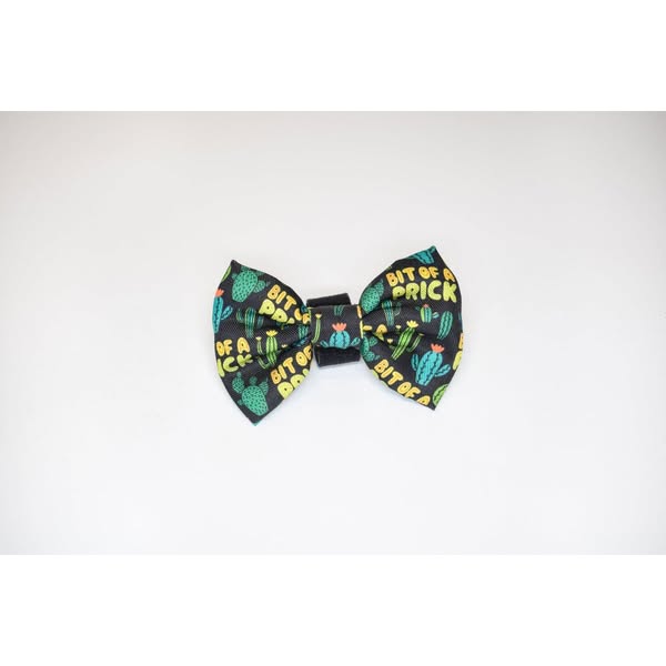 Bit of a pr**k bow tieOur bow ties are a fun addition to your own dog accessories or our matching collars with the velcro fastening to wrap