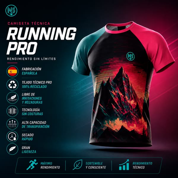 Camisetas Running Alto Rendimiento Técnico