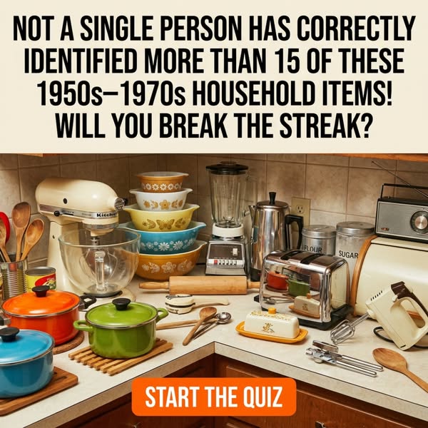 Only A Few Can Identify These Vintage Household Items