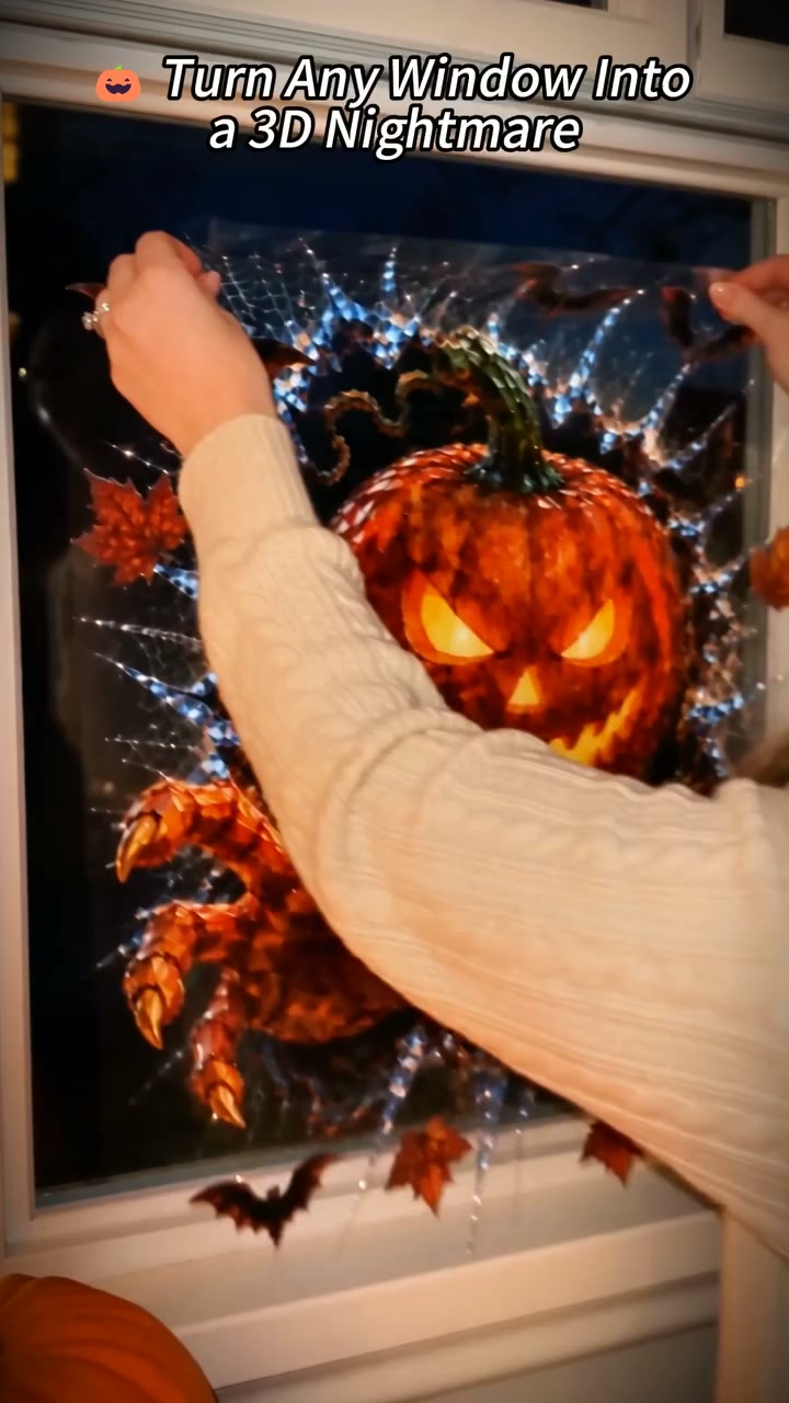 Special Offer - 3D Crack Glass Spooky Decorations for a Haunted Halloween Scene