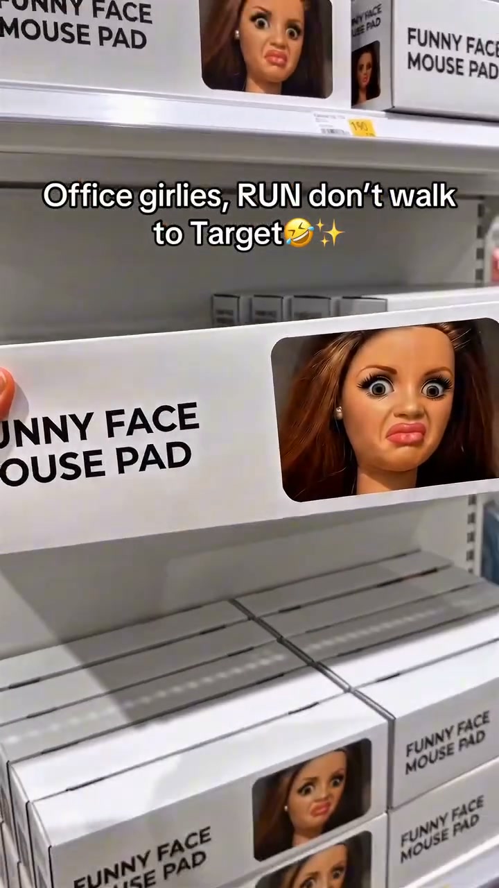 Funny Girl Mouse Pad.
