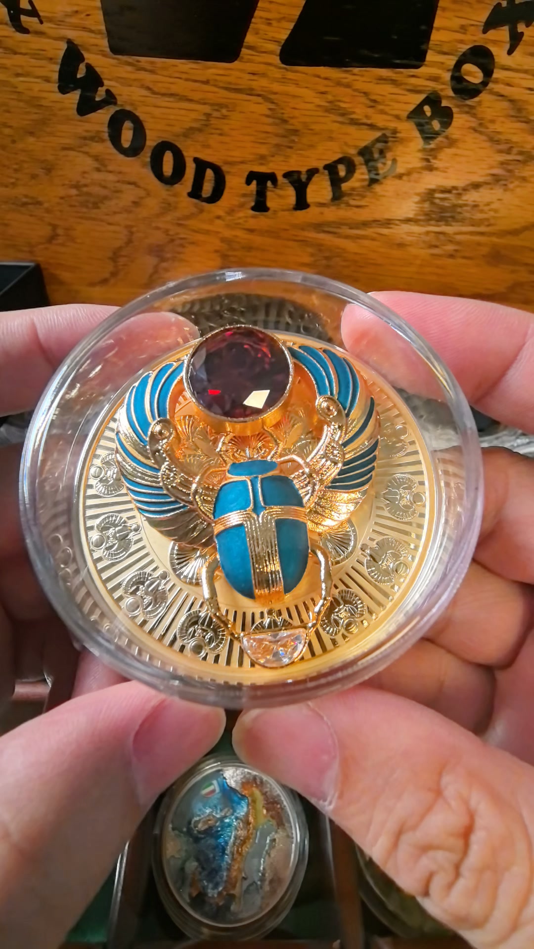 2026 Ancient Egypt Scarab 3D Collectible Coin 2 Oz