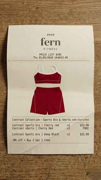 70% off + Buy 2 Get 1 Free on our best selling contrast red set
