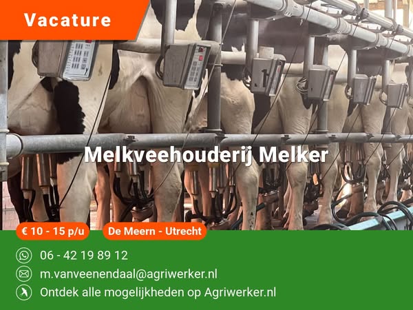 Melkveehouderij Melker | Agriwerker.nl