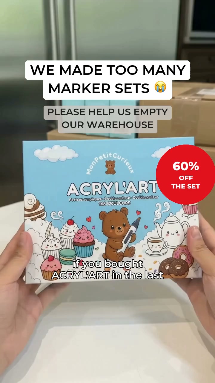 60% off the set — while the overstock lasts