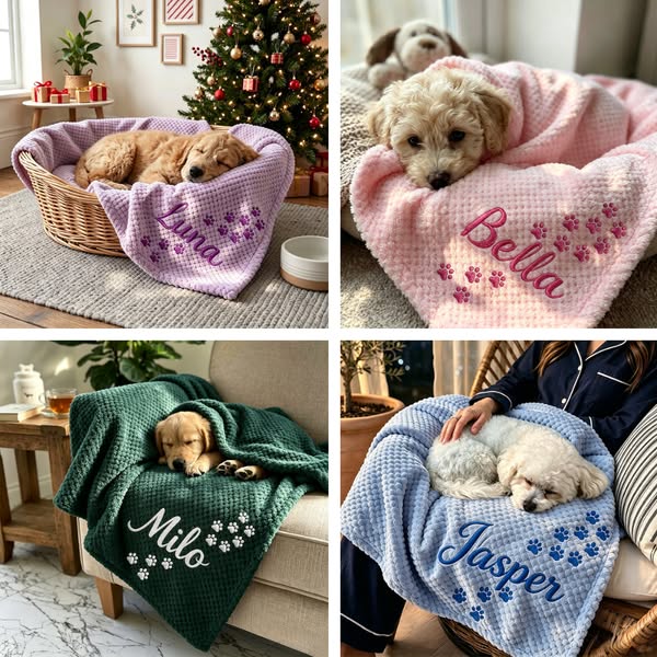 Personalized Dogs Cats Pets Blanket