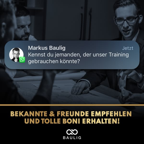 Empfiehl uns weiter & profitiere als Kunde davon