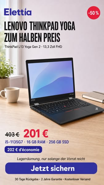 ThinkPad Yoga · 201 €