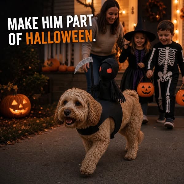 Grim Reaper Rides with Your Pup