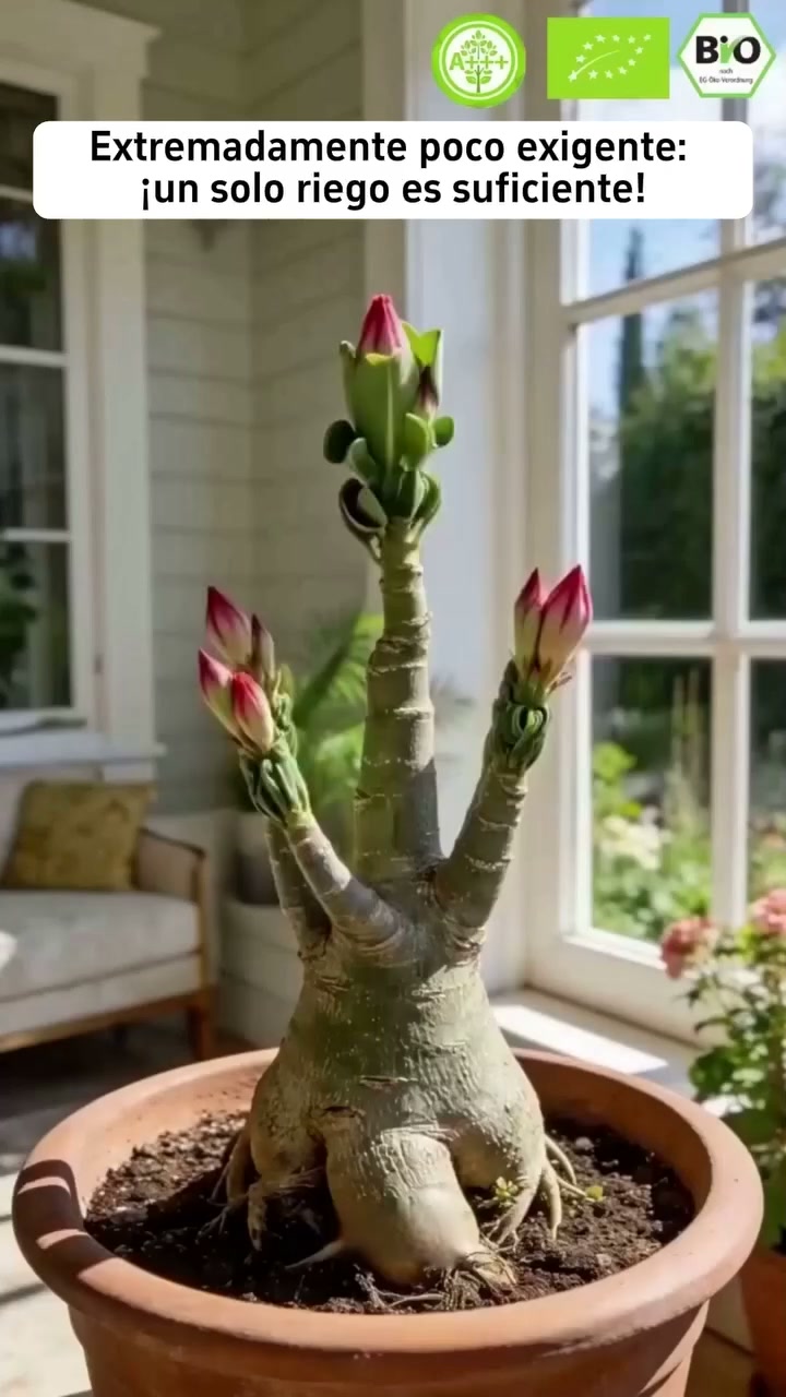 ¡Descubre la magia de la Rosa del Desierto! Prácticamente sin mantenimiento