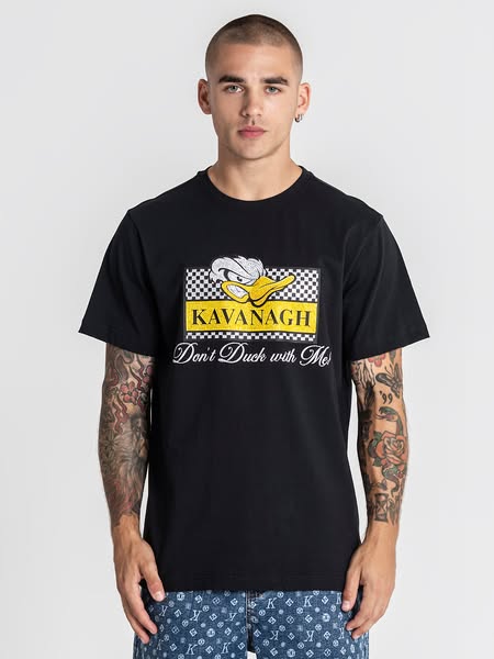 T-Shirt Preta Grumpy Duck