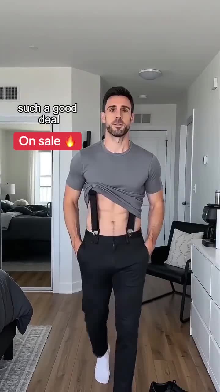 News - Men's 4-Clip Suspenders