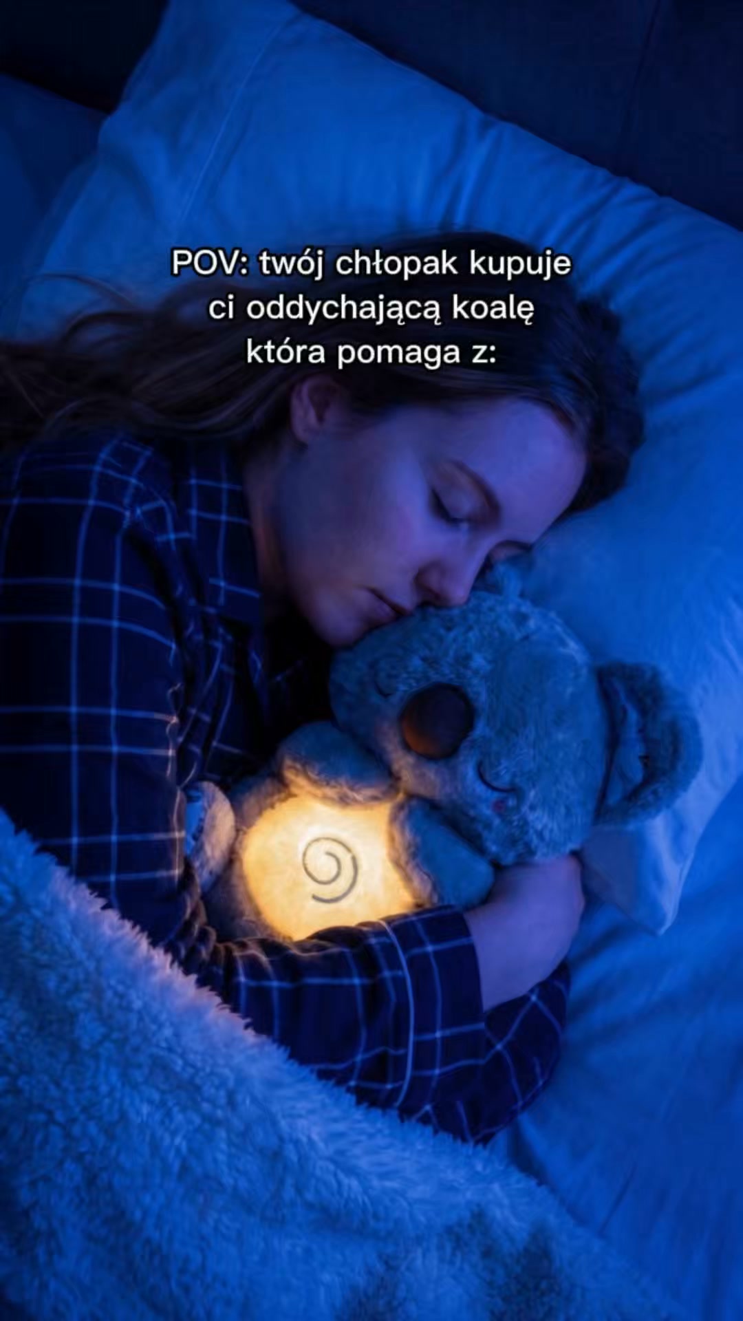 Oddychająca koala do przytulania
