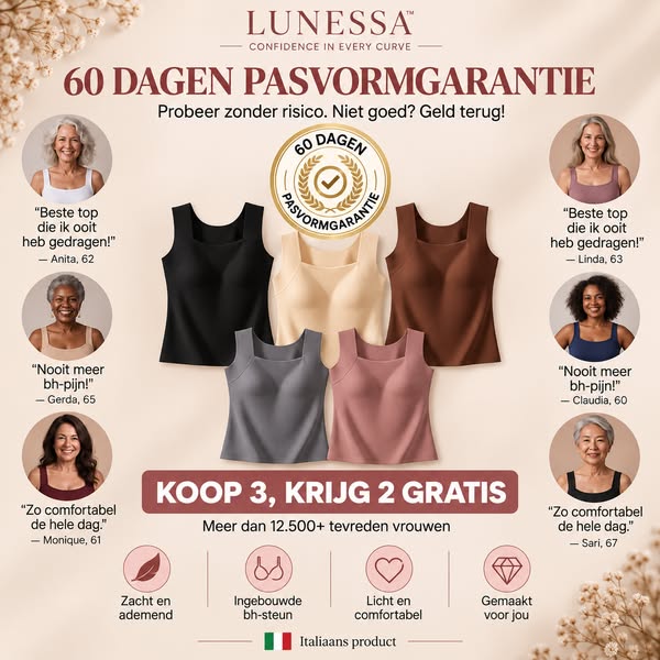 NOG STEEDS EEN BH DIE KNIJPT?